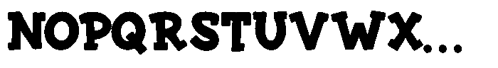 Jolly Brick Font UPPERCASE