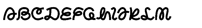 Jolly Club Font UPPERCASE