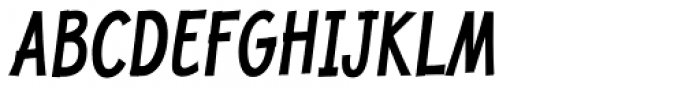 Jolly Good Proper Condensed Semi Bold Italic Font UPPERCASE