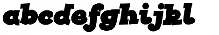 Jolly Good Proper Serif Black Italic Font LOWERCASE