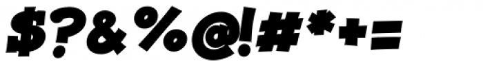 Jolly Good Proper Serif Extra Bold Italic Font OTHER CHARS