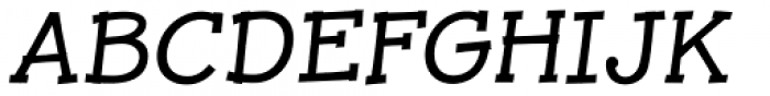 Jolly Good Proper Serif Italic Font UPPERCASE
