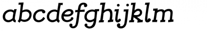 Jolly Good Proper Serif Italic Font LOWERCASE