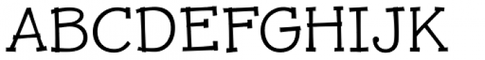 Jolly Good Proper Serif Light Font UPPERCASE