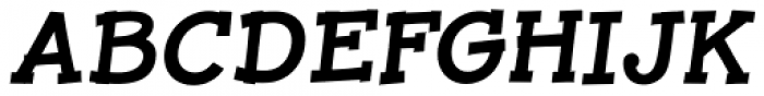 Jolly Good Proper Serif Semi Bold Italic Font UPPERCASE