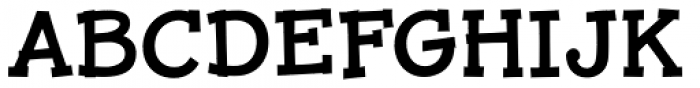 Jolly Good Proper Serif Semi Bold Font UPPERCASE