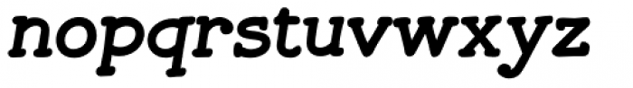 Jolly Good Serif Bold Italic Font LOWERCASE