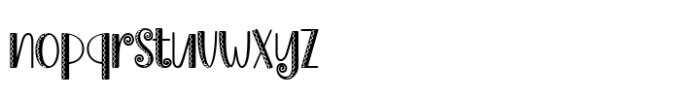 Jolly Notes Font LOWERCASE