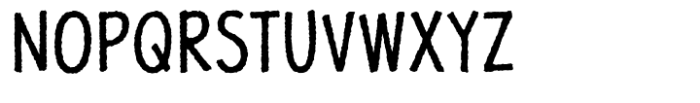JollyGood Proper Condensed Rough Font UPPERCASE
