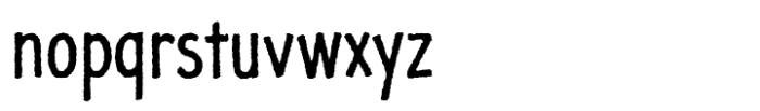 JollyGood Proper Condensed Rough Font LOWERCASE