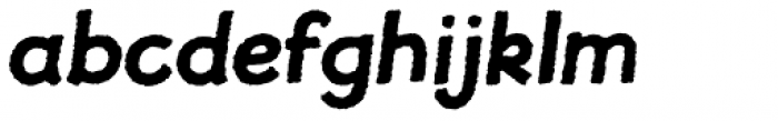 JollyGood Proper Rough Bold Italic Font LOWERCASE