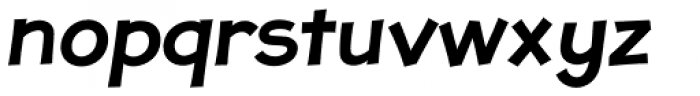 JollyGood Proper Semi Bold Italic Font LOWERCASE