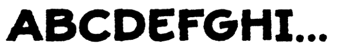 JollyGood Proper Unicase Unicase Rough Bold Font UPPERCASE