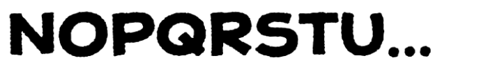 JollyGood Proper Unicase Unicase Rough Bold Font UPPERCASE