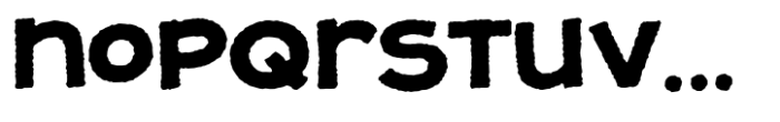 JollyGood Proper Unicase Unicase Rough Bold Font LOWERCASE