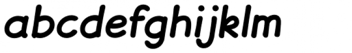 JollyGood Sans Bold Italic Font LOWERCASE