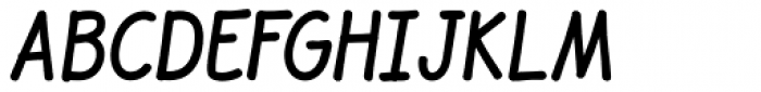 JollyGood Sans Condensed Italic Font UPPERCASE