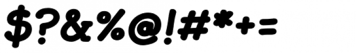 JollyGood Serif Black Italic Font OTHER CHARS