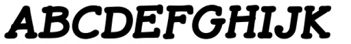 JollyGood Serif Black Italic Font UPPERCASE
