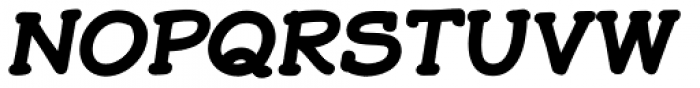 JollyGood Serif Black Italic Font UPPERCASE