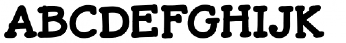 JollyGood Serif Black Font UPPERCASE