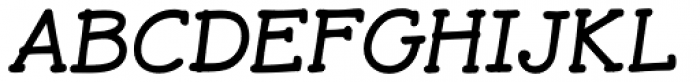 JollyGood Serif Italic Font UPPERCASE