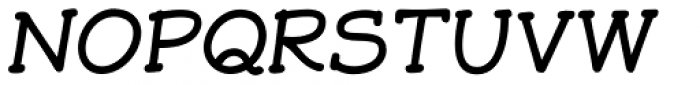 JollyGood Serif Italic Font UPPERCASE