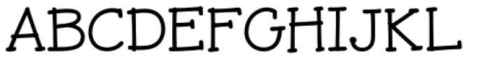 JollyGood Serif Light Font UPPERCASE