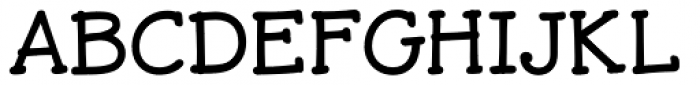 JollyGood Serif Regular Font UPPERCASE