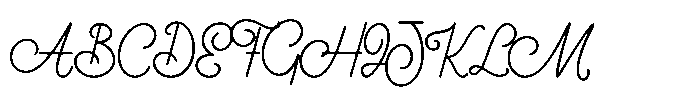 Jollyquill Font UPPERCASE