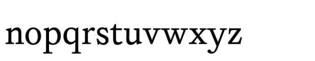 Joly Text Regular Font LOWERCASE
