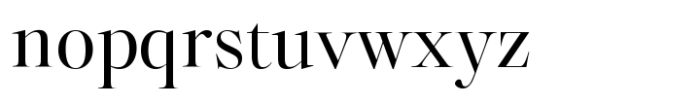 Joly VF Roman Font LOWERCASE
