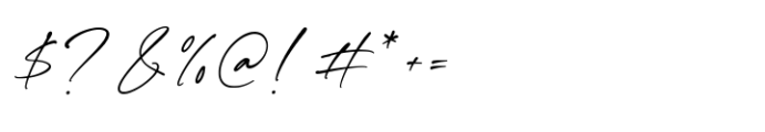 Jonathan Signature Font OTHER CHARS