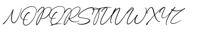 Jonathan Signature Font UPPERCASE