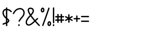 Jonatte Regular Font OTHER CHARS