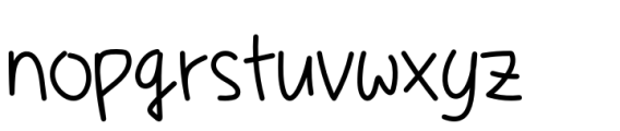 Jonatte Regular Font LOWERCASE