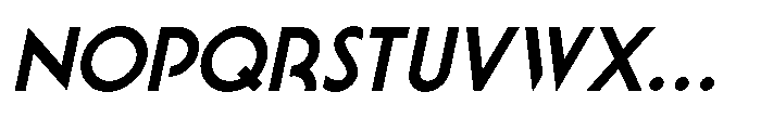 Jones Beach JNL Oblique Regular Font UPPERCASE