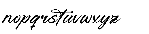 Jonthay Stattera  Regular Font LOWERCASE