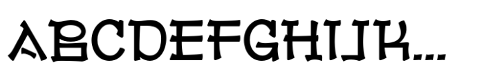 Jonyock Regular Font UPPERCASE