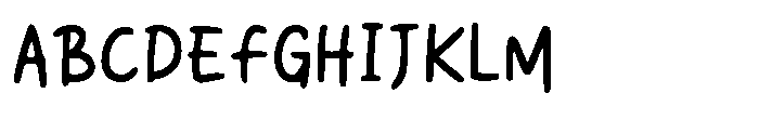 Jonyun Font UPPERCASE