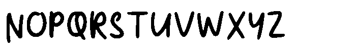 Jonyun Font UPPERCASE