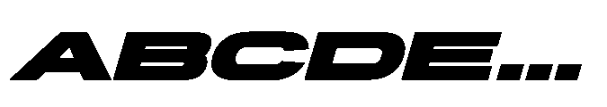 Jorde Extended Bold Italic Font UPPERCASE