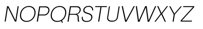 Jorg Nova Light Italic Font UPPERCASE