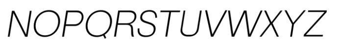 Jorg Nova Light Italic Font LOWERCASE