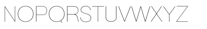 Jorg Nova Thin Font LOWERCASE