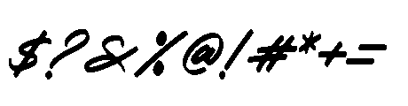 Jorhand Crown Italic Italic Font OTHER CHARS