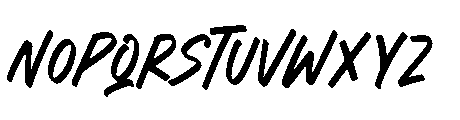 Jorhand Crown Regular Font LOWERCASE