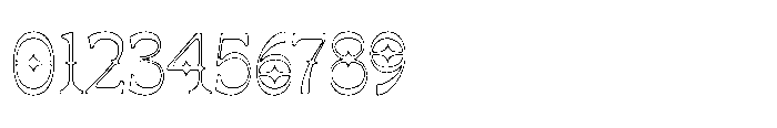 Jorix Inline Font OTHER CHARS