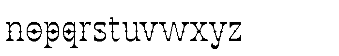 Jorix Regular Font LOWERCASE