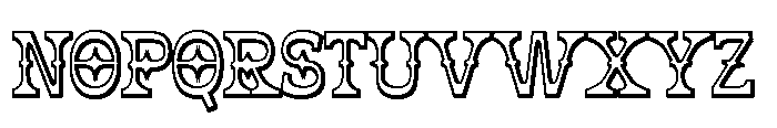 Jorix Shadow Font UPPERCASE
